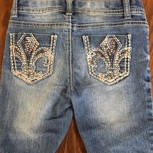 Girls Imperial Star crop jeans Sz 8